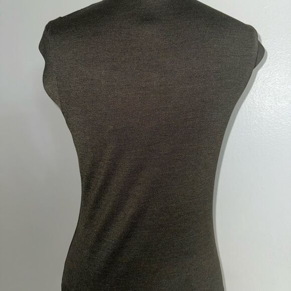 Brand new with tags Louis Vuitton Elegant Olive Green Sleeveless top size s - Picture 8 of 11